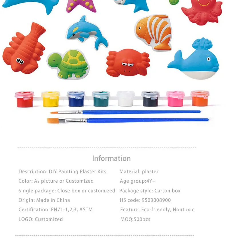 Paint Your Own Ceramic DIY Painting Kits Plaster