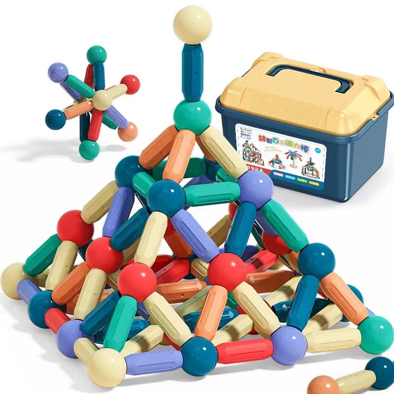 3d Magnetic Educational Building Blocks Tiles Diy Toys Set for Age 3+