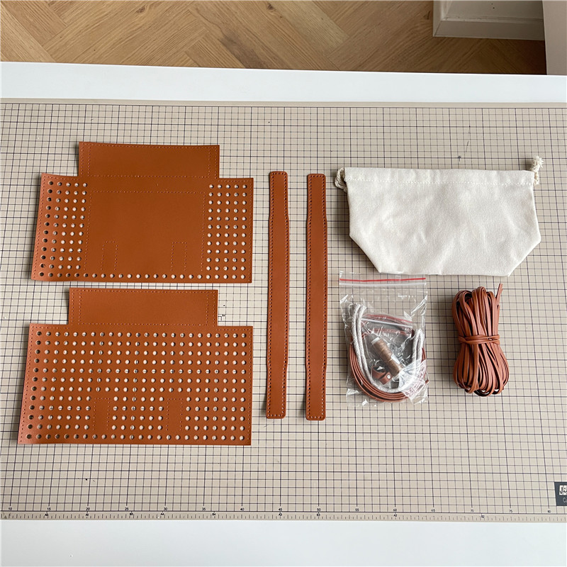 DIY Handmade Knit Bag Kit Mesh Plastic Canvas Sheets For Bag Making Crafting Handbag Accessories For Embroidery