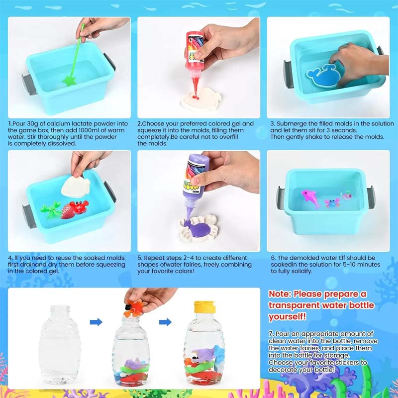 Magic Water Elf Toy Kit Packaging