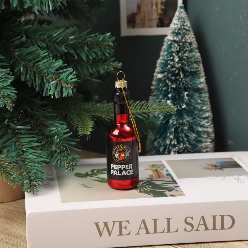 Eco-Friendly DIY Red Beverage Bottle Craft Kit for Creative Holiday Activity and Personalized Home Decoration