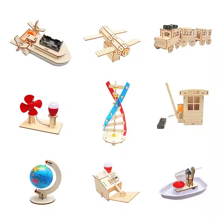 DIY Wooden Science Experiment Kits-Best-Selling Educational STEM Toys with Hands-On Engineering Activities &amp; Crafts