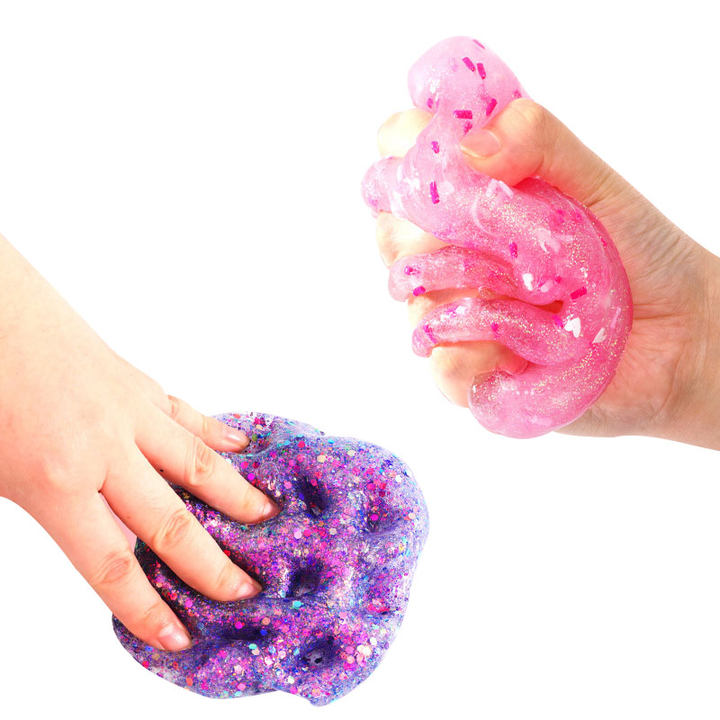 Wholesale Custom Kids DIY Slime Toys Set Boys Girls Cheap Price Educational Fluffy Slime DIY Kit Supplies Custom Package Logo