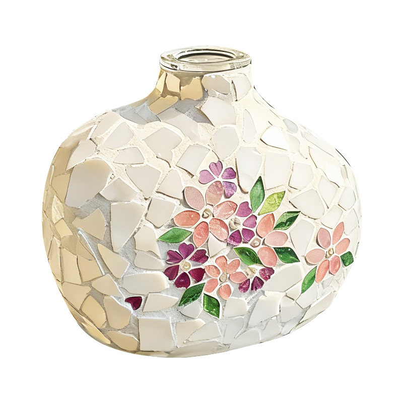 DIY Glass Mosaic Flower Vase Kit for Adults and Kids Fantasy &amp; Sci-Fi Theme Handmade Arts &amp; Crafts Mosaic Tiles Making Supplies