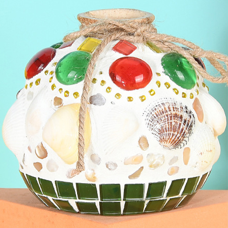 Artificial Antique Vase Arts &amp; Crafts Kit Crystal Glass DIY Mosaic Kits