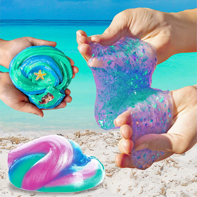 Handmade Puzzle Decompression Science Experiment DIY Ice Cream Slime Kit
