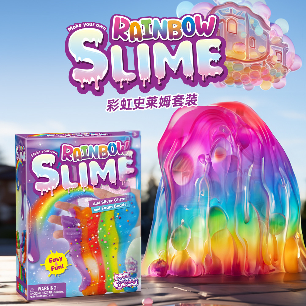 Rainbow Slime Making Kit 1