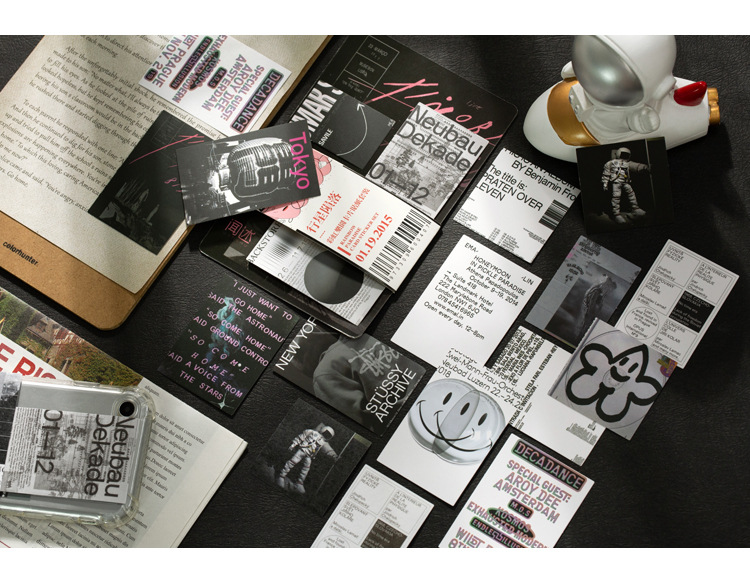 Creative Scrapbooking Decoration Card and Stickers Set