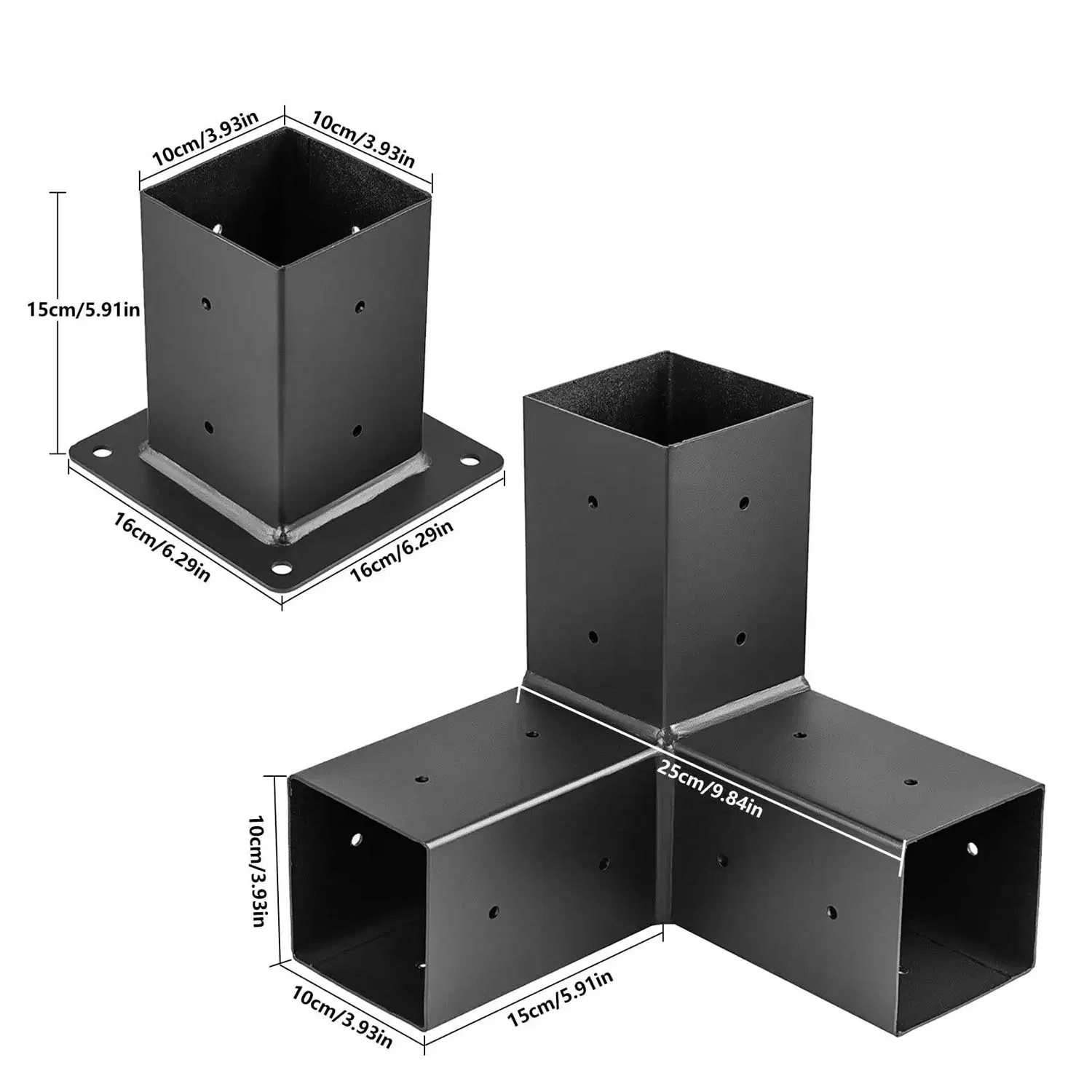 Modern 4X4 Pergola Stand Bracket Kit for DIY Wood Projects