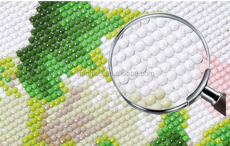 Beautiful Landscape Round Diamond Painting, Resin Stone Embroidery Painting Kits,diy Mosaic Painting