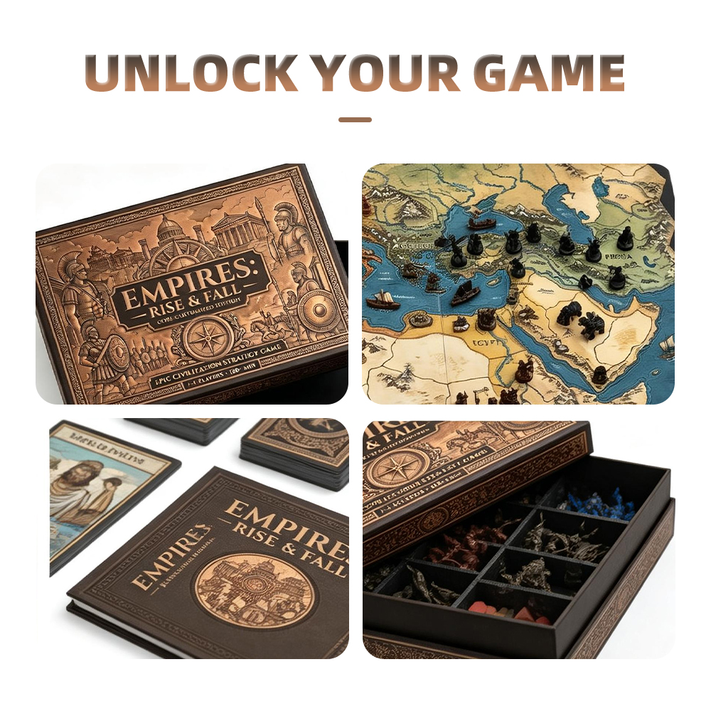 Matte Lamination FSC Certified Custom Starship Design Sci Fi Fantasy Interstellar Missions Multiplayer Coop Game Board