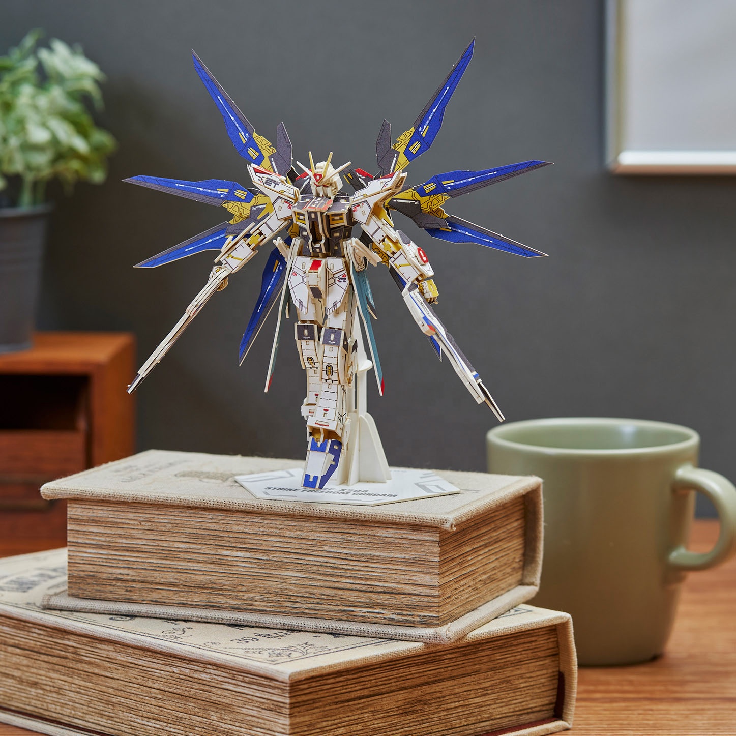 UV Print Laser Cut Craft 3D DIY Paper Material Puzzle Kit Easy to Assemble Puzzle Anime Model 3D Paper Puzzle Kit Toy