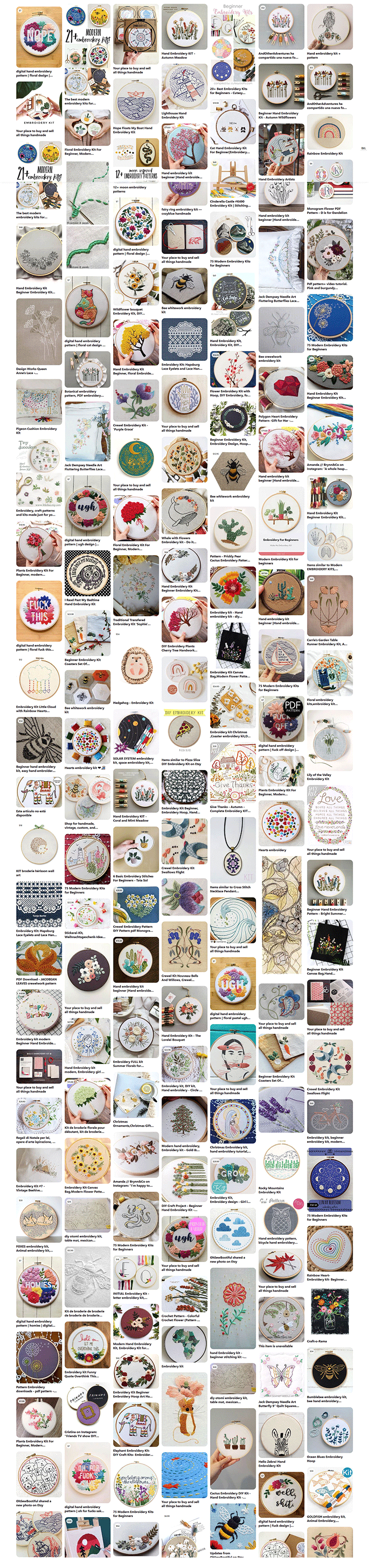 Embroidery Kit Preview