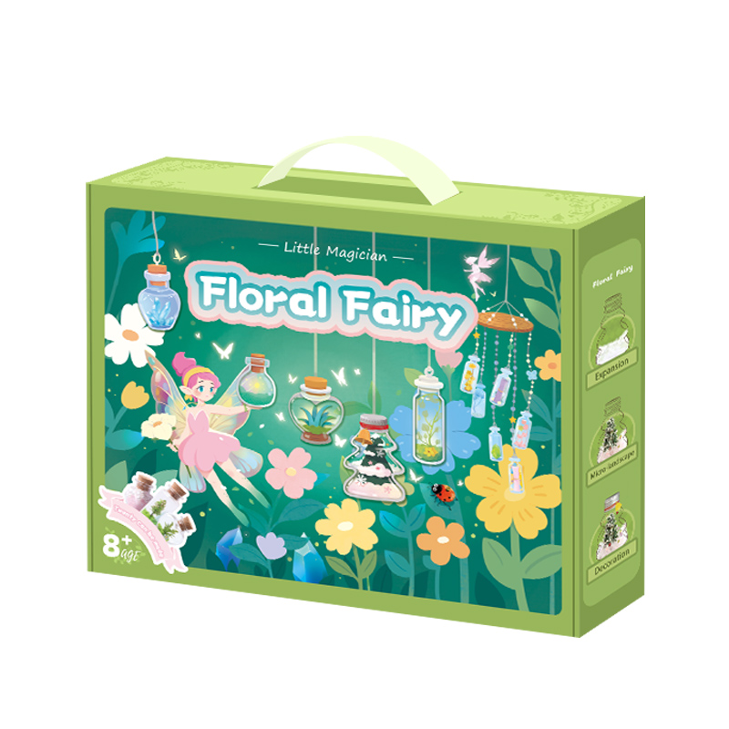 DIY Floral Fairy Craft Kit Magic Crystal Garden Handmade Toy for Kids 8+ Creative STEM Activity Children Educational Toys
