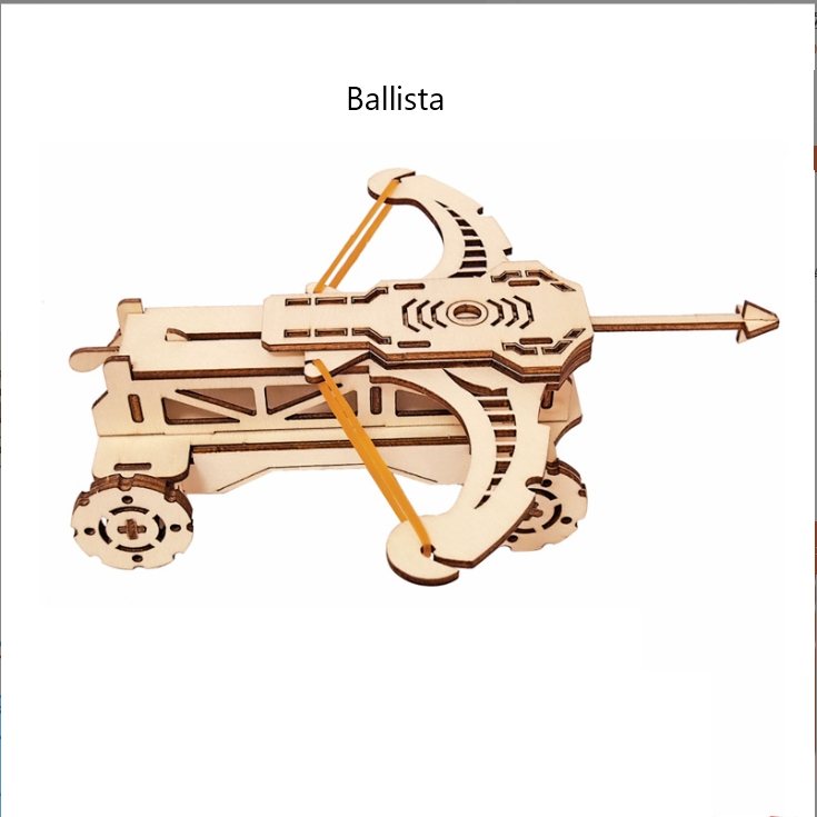 Wooden 3D puzzle model 6