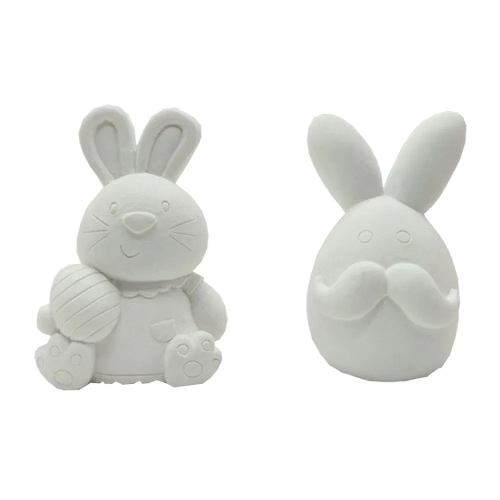 Creative DIY Craft Kits Acrylic Paints for Kids Rabbit Plaster Painting Toy