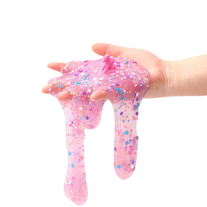 Wholesale Custom Kids DIY Slime Toys Set Boys Girls Cheap Price Educational Fluffy Slime DIY Kit Supplies Custom Package Logo
