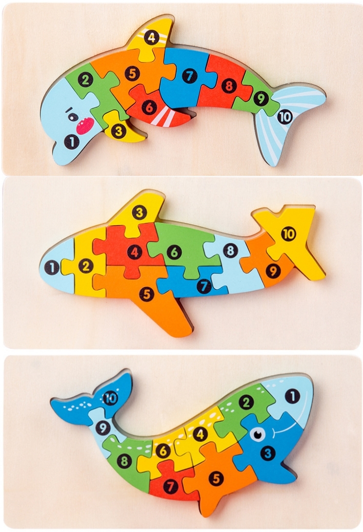 3D Animal Wooden Puzzle 8