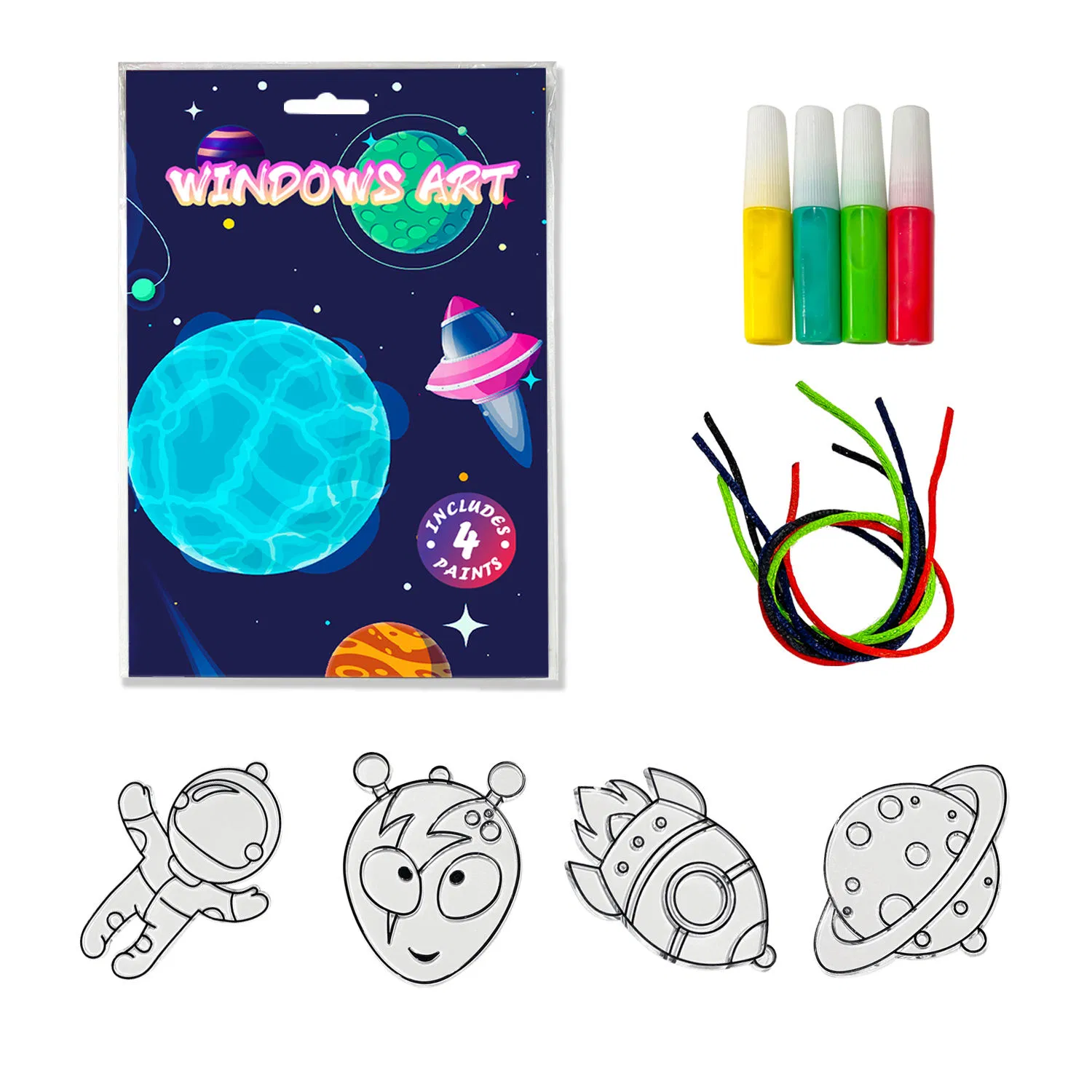 Educational DIY Toys Fast Dispatch Drawing Toys Painting Window Art 3D Kit Instant Sticky