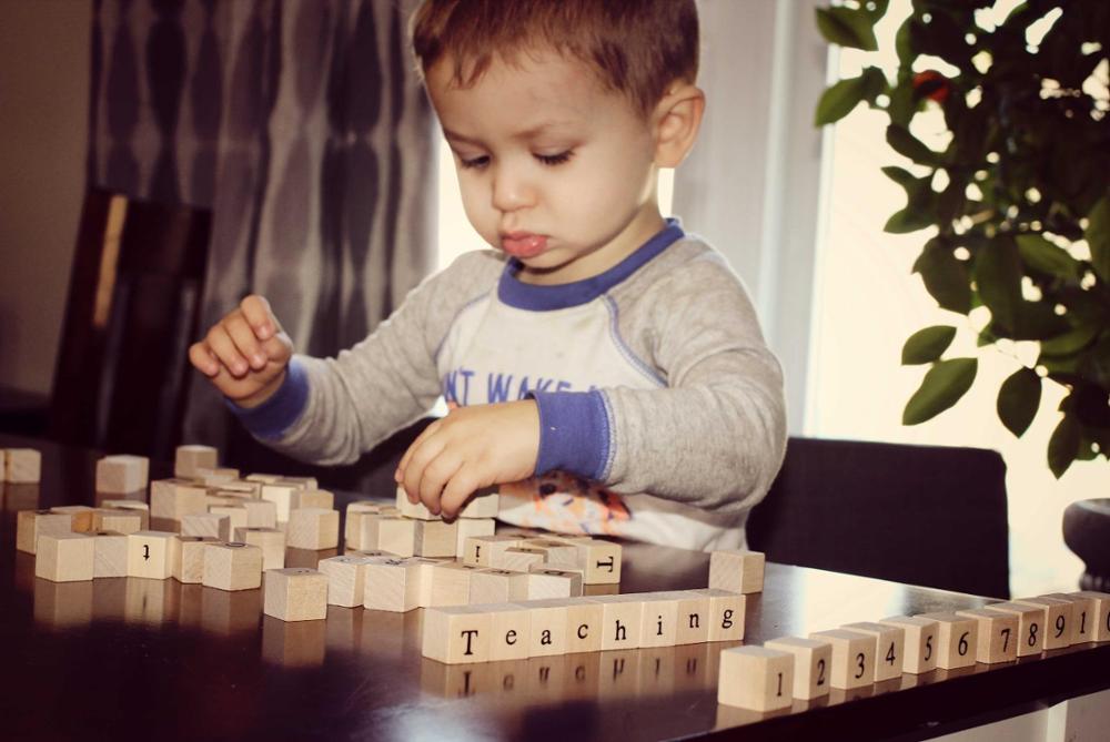 Unfinished Natural Wood Blocks Wooden Cubes for Arts and Crafts Wood Blocks Toy Craft Supply Kit for Kids DIY Art Projects