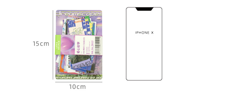 Creative Scrapbooking Decoration Card and Stickers Set