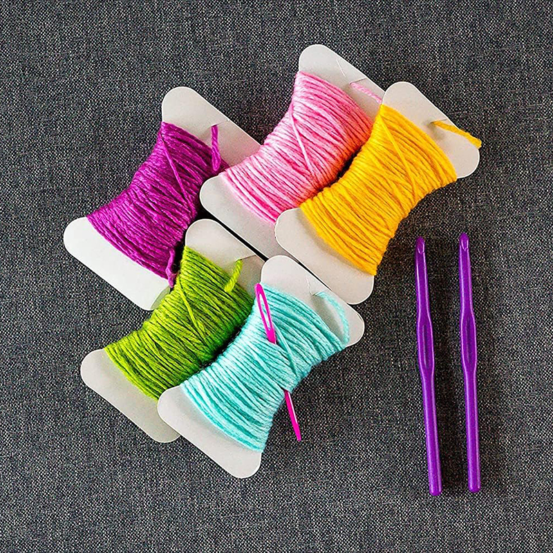 Children Arts and Crafts Supplies for Kids Hand Craft Knitting and Sewing DIY Toys Crochet Kit