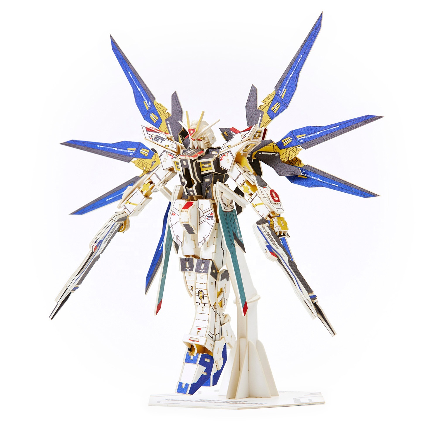 UV Print Laser Cut Craft 3D DIY Paper Material Puzzle Kit Easy to Assemble Puzzle Anime Model 3D Paper Puzzle Kit Toy