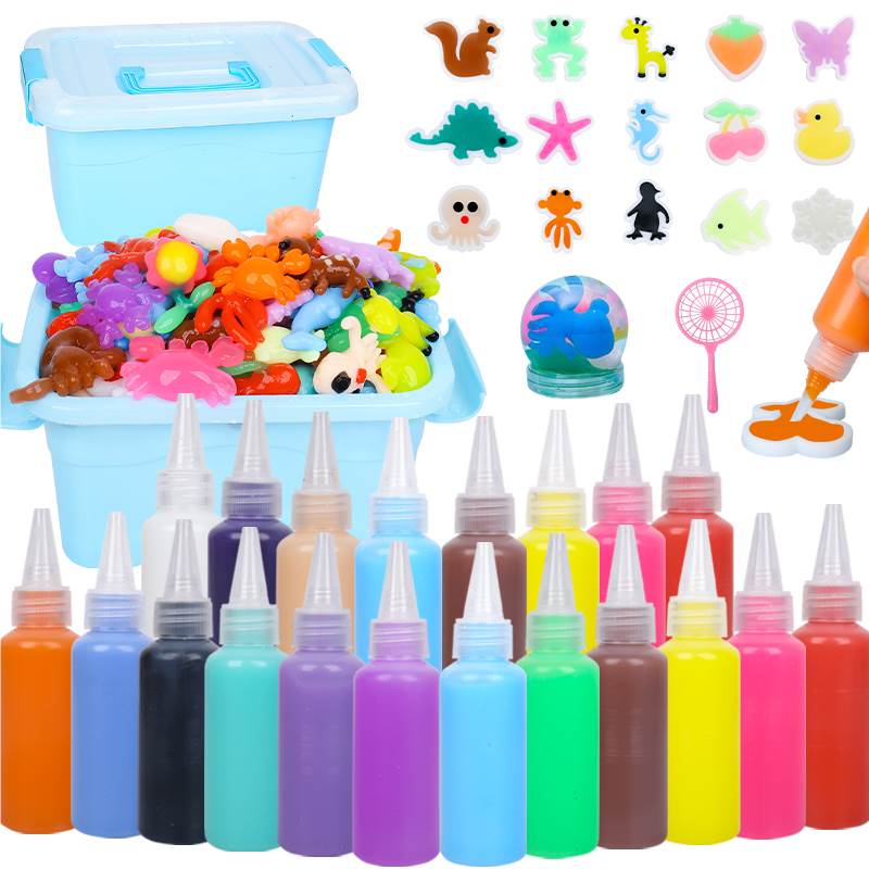 Cheap DIY Arts &amp; Crafts Kit Kid STEM Educational Magic Water Elf Toy Kit Aqua Fairy Water Gel Kit