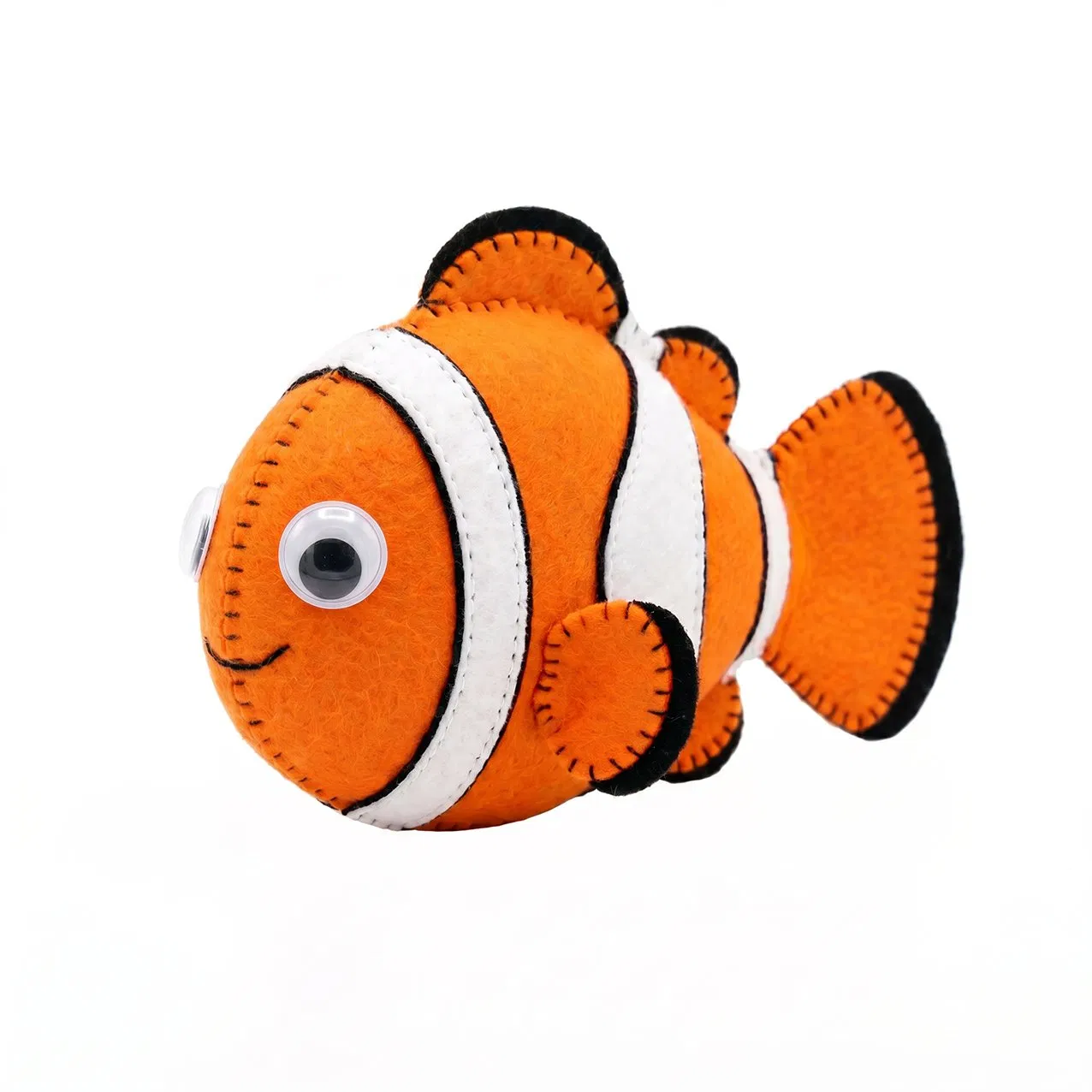 Mini Portable Travel Clownfish Sewing Kit DIY Educational Craft for Kids