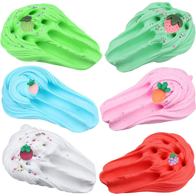 Wholesale Super Soft &amp; Non-Sticky Butter Slime Kit Mini Plastic DIY Modeling Toy Birthday Gifts for Kids
