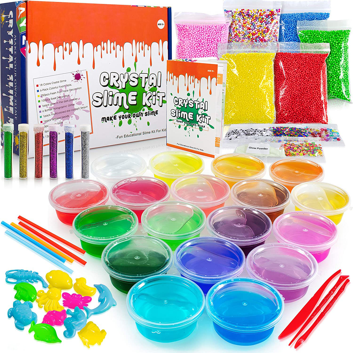 Diy Supplies Customized Korea Slime Kit Kids Foam Glitter Cream Fluffy Kit De Slime Super Cool Japan Slime Maker Kit