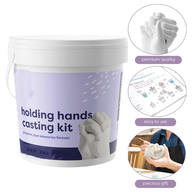 Hand Casting Kit Couples | Keepsake Hand Mold Kit Couple Handmade Mold Kit For Holiday Activities