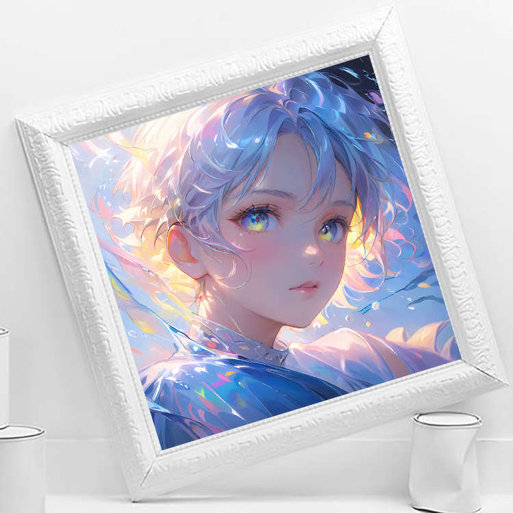 Ever Moment Wholesale Drop Ship Diamond Mosaic Anime Girl and Boy 5D DIY Full Resin Drill Diamond Art Painting Kit ASF2931