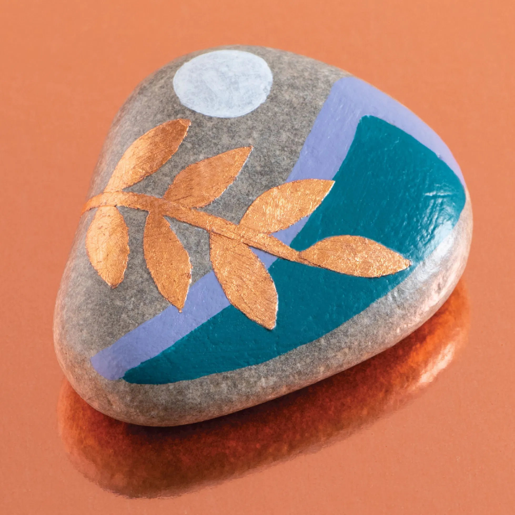 DIY Rock Painting Kit Nature Stone Foil Art and Craft Drawing Toy Kit