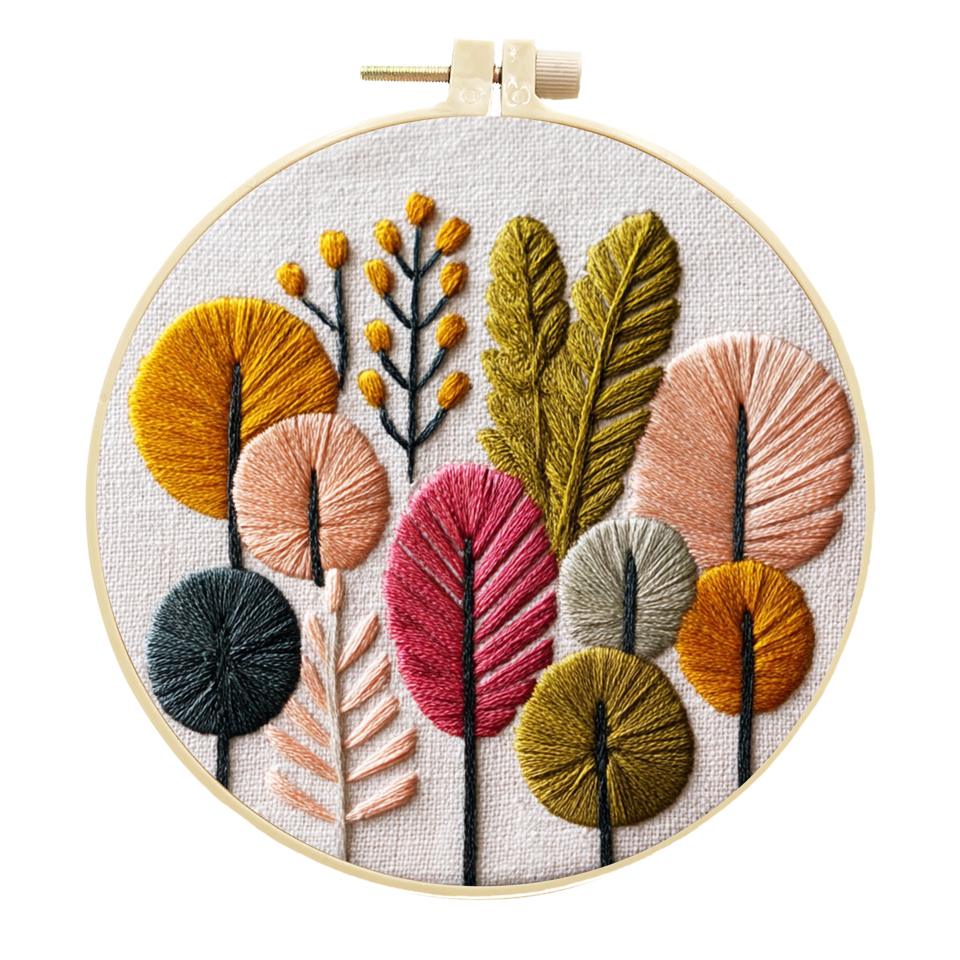 Original New Hand Embroidery DIY Material Kit Getting Started Decorative Embroidery Kit