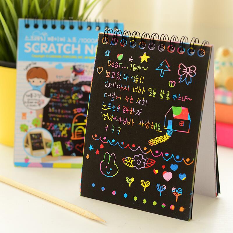 DIY Educational Craft Toys Scratch Art for Children