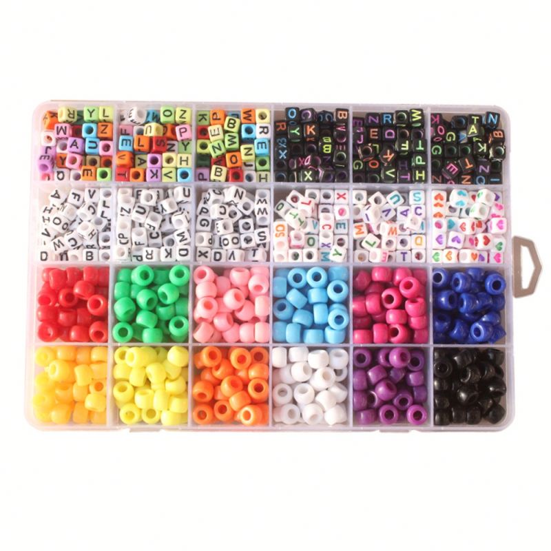 Drop Shipping Charm Craft Bracelet Kit for Girl's Crystal Beads Pendant Kids Jewelry Custom DIY Bracelet Making Kit Jewelry