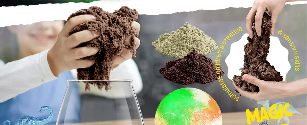 Kids DIY Dinosaur Terrarium Kit Moon Lamp Flower Pots