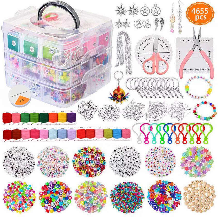 DIY 3 Layers Jewelry Box Beads Kit