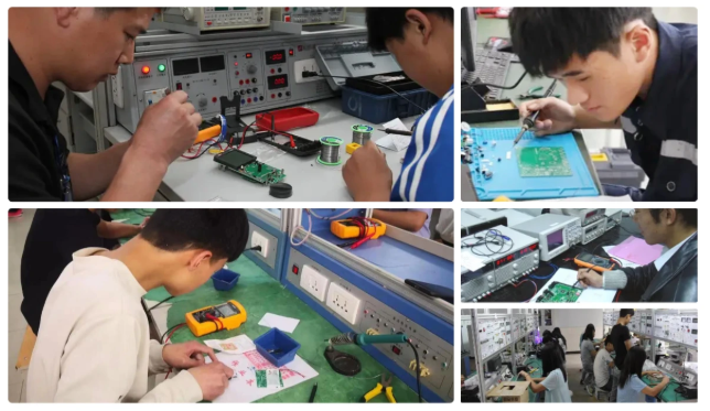 50set DIY Electronics Kit 3D Christmas Tree Soldering Practice Electronic Science Assembly Kit 3 Color Flashing LED