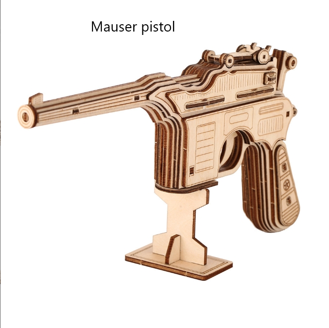 Wooden 3D puzzle model 2