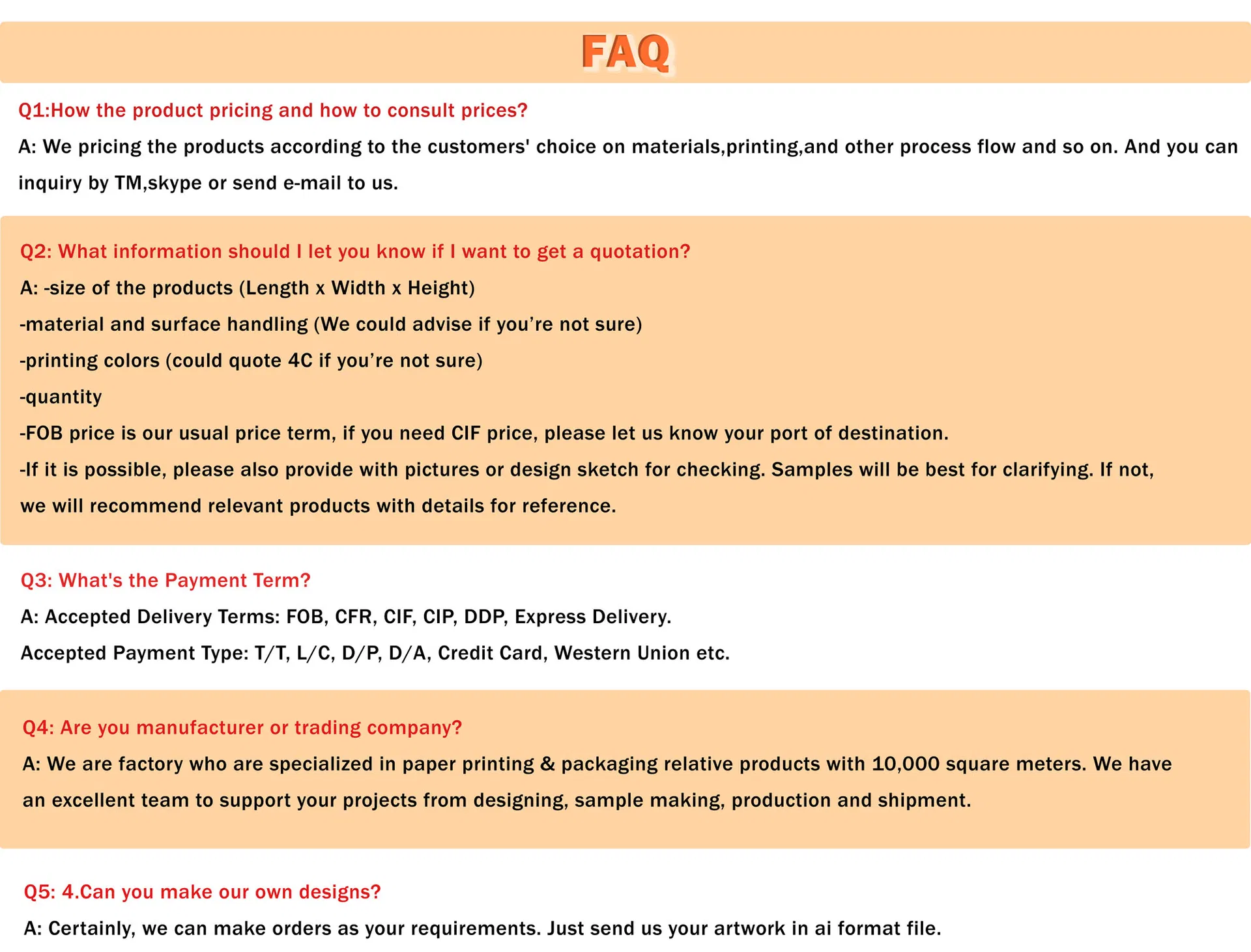 Frequently Asked Questions
