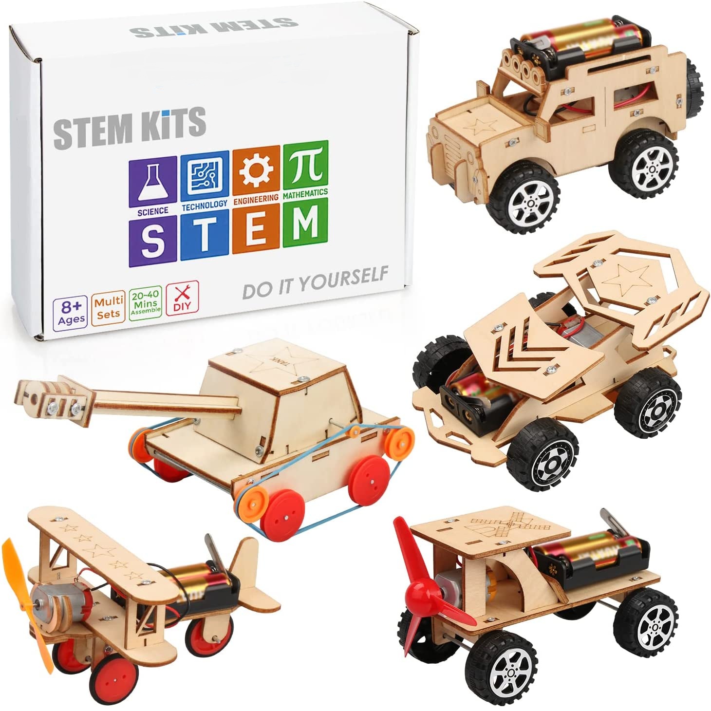 DIY STEM Wooden Model Car Kit