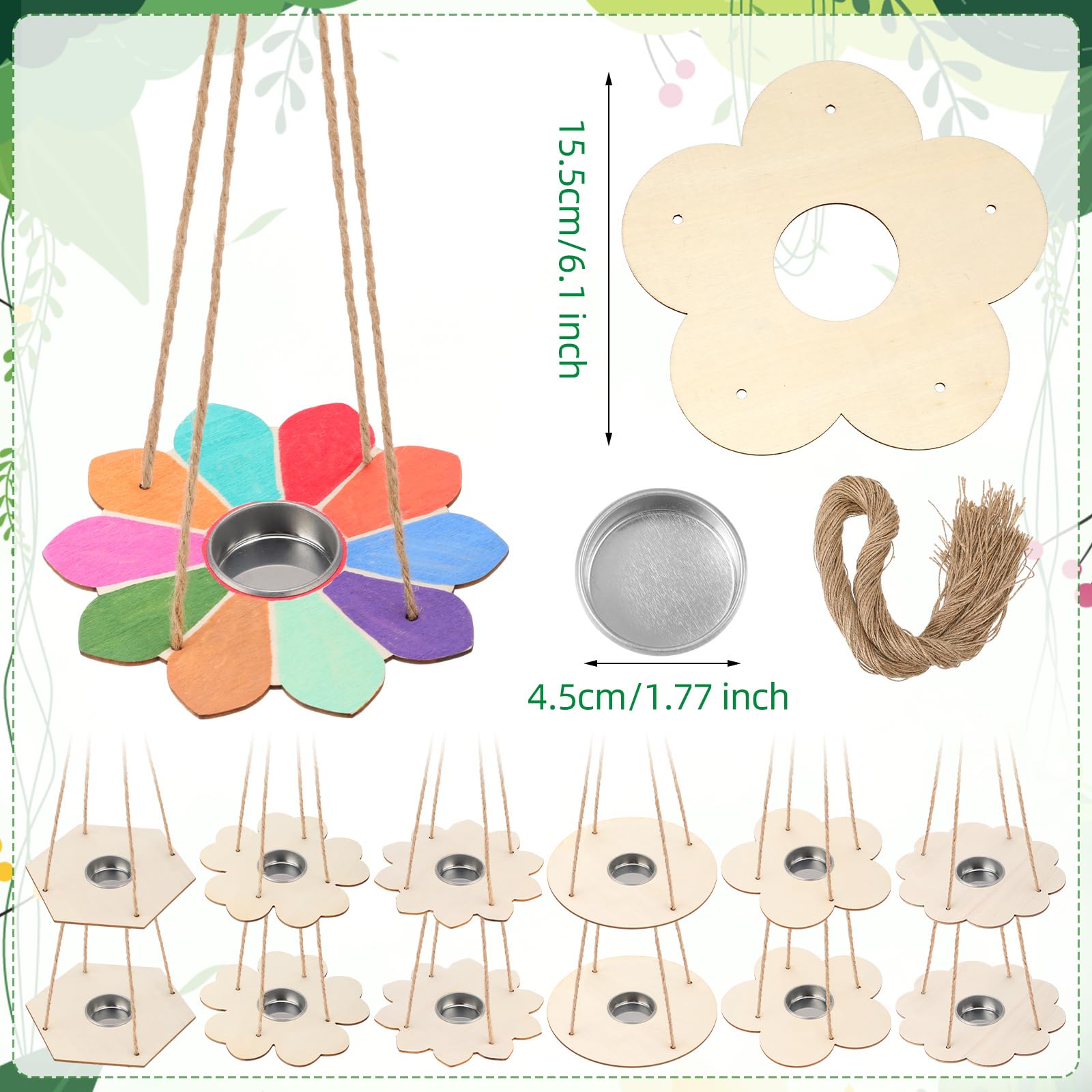 DIY Eco-Friendly Wooden Bird Feeder Craft Kit-Educational Arts Crafts Outdoor Toy for Thanksgiving Day Mother's Day Christmas