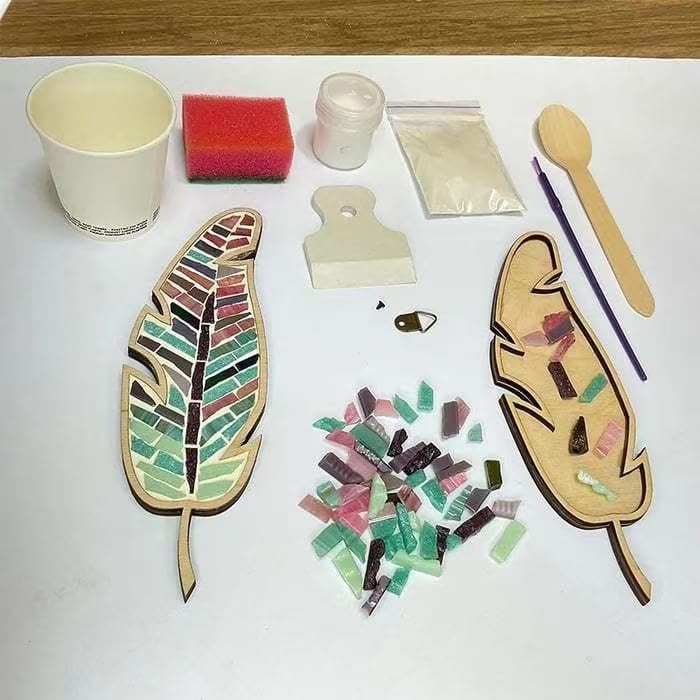 Handmade Home Decor Gifts Craft Kit Puzzle Mosaic Art Craft Kits Creative Colourful DIY Mosaic Kit for Adults Kids Gift