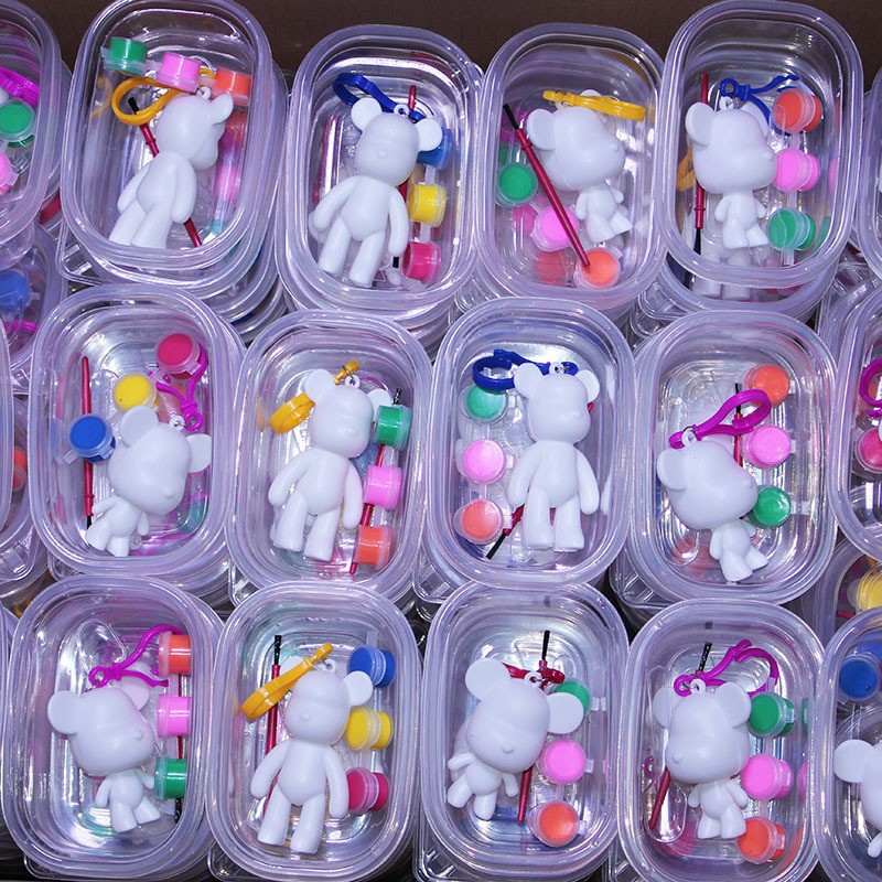 DIY Hand Painted Gypsum Doll Graffiti Painting Coloring Gifts Creative Coloring Painting Toy Ceramics Plaster Painting Set