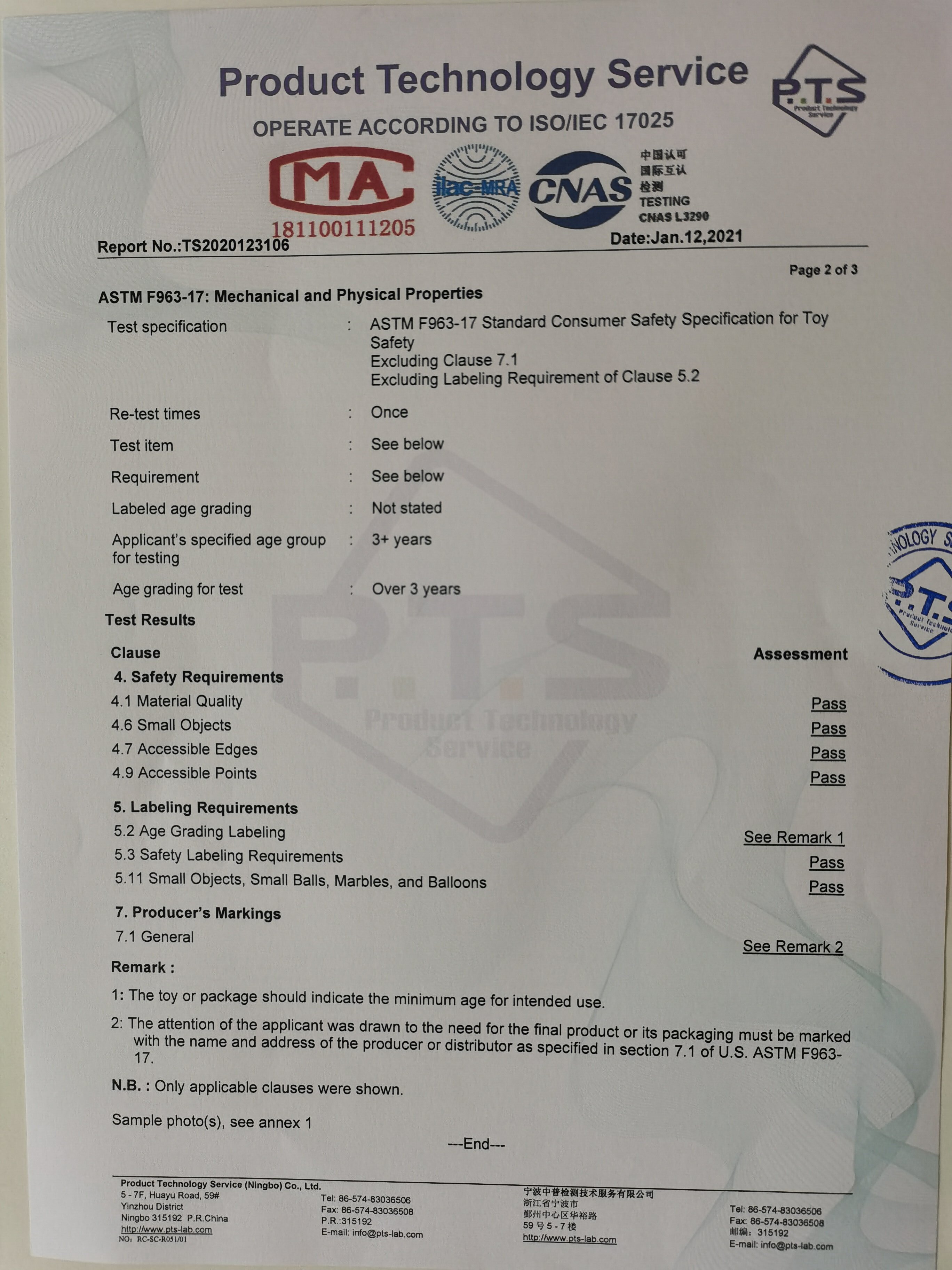 Certificate 1