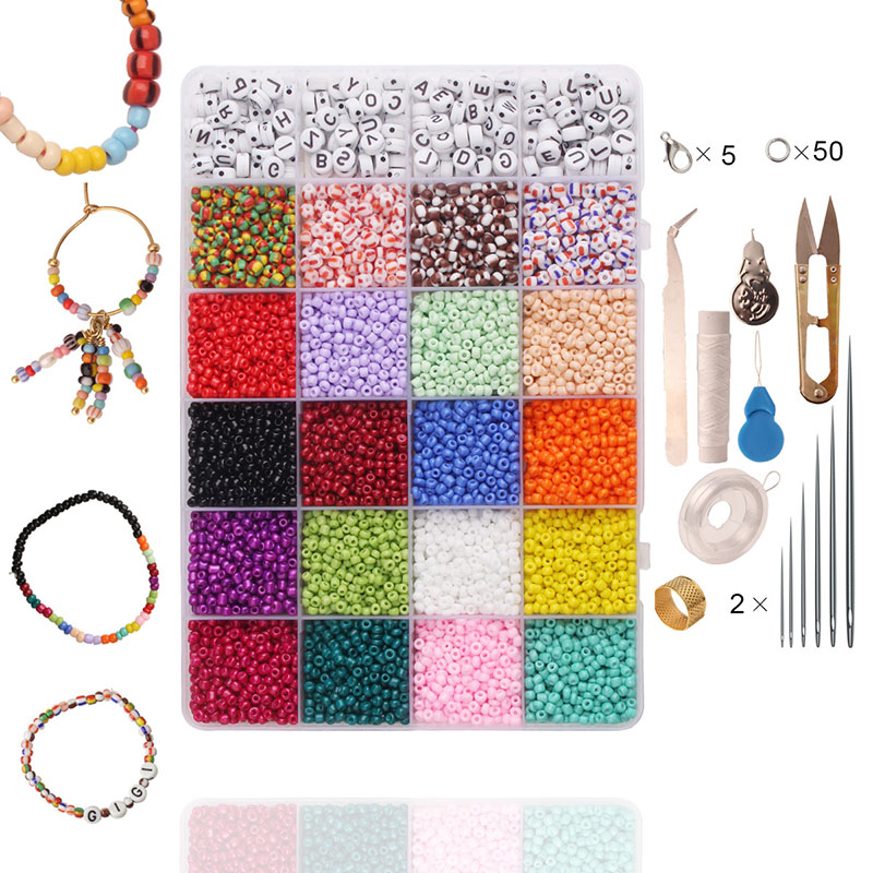 DIY Glass Seed Beads Set 4