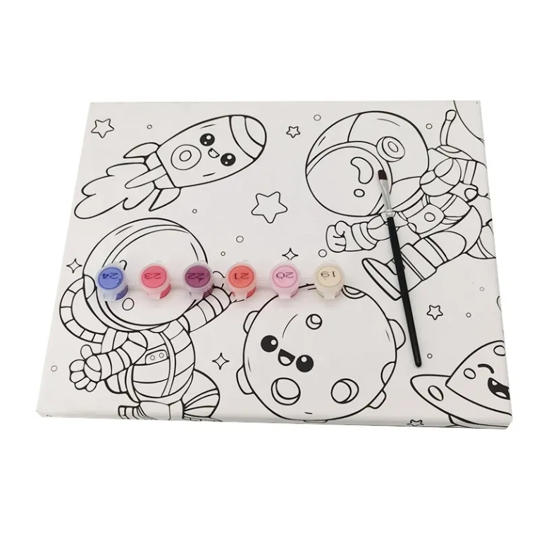 Popular Cartoon Kids Painting Set Art Drawing DIY Kit