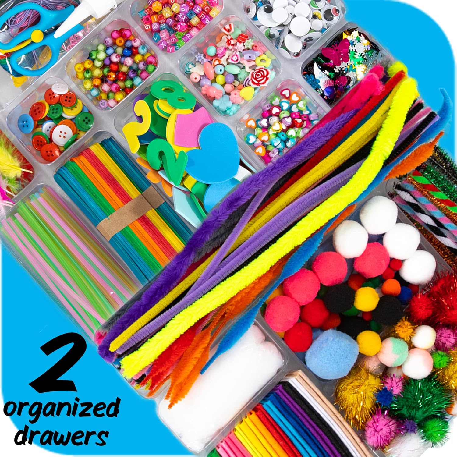 Christmas New Educational Toys Wholesale Custom Non Toxic Art Creative Educational Toys Kids Diy Craft Kit for Girl Boys